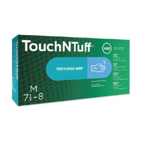 Työkäsineet Ansell TouchNTuff 92-670; L; 100 kpl.