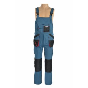 Suojaavat työhousut AWTools AW02524; T2; 2XL sininen/punainen