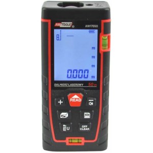 Laseretäisyysmittalaite AWTools AW17550; 50 m