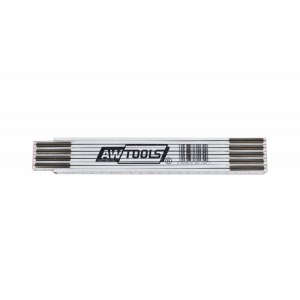 Puinen taitettava viivain AWTools AW27011; 2 m