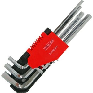 Kuusiokoloavain AWTools AW35010BL; 1,5-10 mm; 9 kpl.