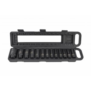 Iskuhylsysarja AWTools AW38690BL; 1/2''; 10-32 mm; 13 kpl.