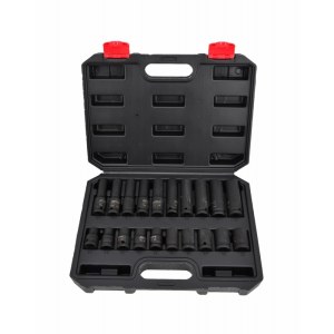Iskuhylsysarja AWTools AW38695BL; 1/2''; 10-19 mm; 20 kpl.