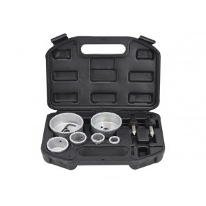Keskiporanteräsarja AWTools AW47320; TCT; 22-73 mm; 9 kpl.