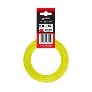 Leikkuulanka AWTools AW70116; (2 mm/10 m) keltainen, kuusiokulmainen