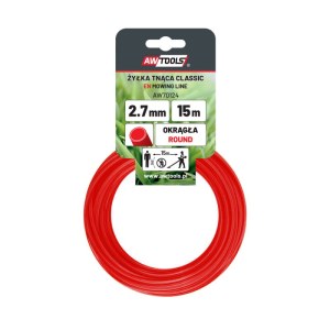 Leikkuulanka AWTools AW70124; (2,7 mm/15 m) oranssi; pyöreä
