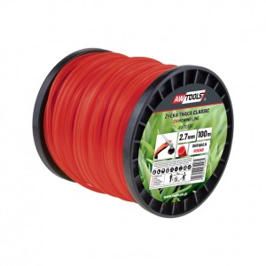Leikkuulanka AWTools AW70139; (2,7 mm/100m) oranssi; pyöreä