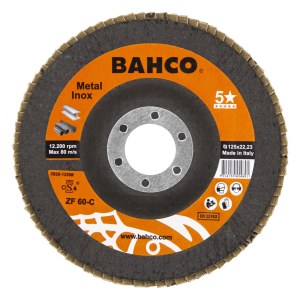 Lamellihiomalaikka  Bahco Inox&Metal; 125 mm; C40