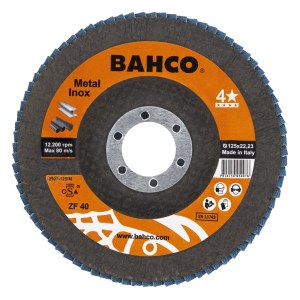 Lamellihiomalaikka  Bahco Inox&Metal; 125 mm; P60