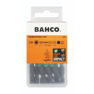 Kärkisarja iskevälle ruuvinvääntimelle Bahco 66IM/50T20C-10P; T20; 50 mm; 10 kpl.