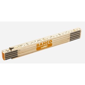 Puinen taitettava viivain Bahco WR2-MM; 2 m