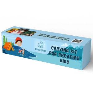 Veistosarja BeaverCraft DIY08; aloittelijoiden hahmokaiverrukseen