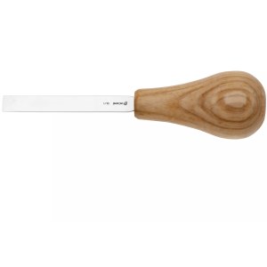 Litteä veitsi BeaverCraft P1/10; puun mikrokaiverrukseen