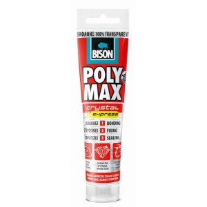 tiivistysmassa Bison 6300557 PolyMax Crystal; 115 g