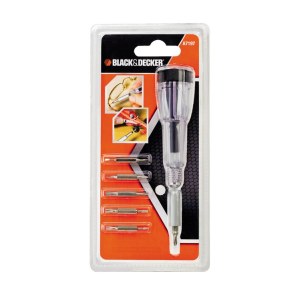 Ruuvimeisselin kädensija Black & Decker A7197-XJ + ruuvivääntimen päät