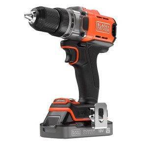 Akkukäyttöinen ruuvinväännin Black & Decker BCD382D1XC-QW; 18 V; 1x2,0 Ah akku