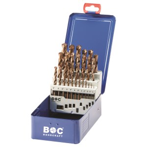 Metalliporanteräsarja Bohrcraft BC11401310025; HSS-E; 1-13 mm; 25 kpl.