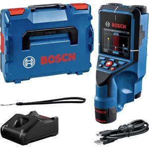 Rakenneilmaisin metallille ja puulle Bosch D-Tect 200 C; 12 V; 1x2,0 Ah akku