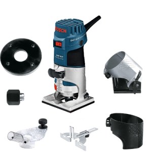 Reunajyrsin Bosch GKF 600 Professional; 600 W + tarvikkeet