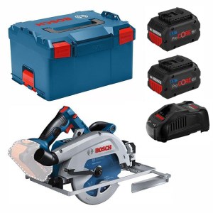 Akkupyörösaha Bosch GKS 18V-68 C BITURBO; 18 V; 2x5,5 Ah akku