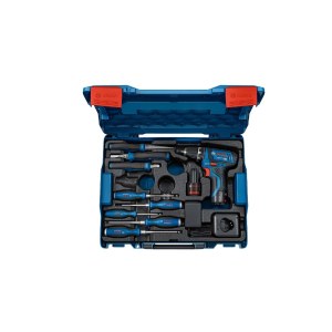 Pora/ruuvinväännin Bosch GSR 12V-15 Professional; 12 V; 2x2,0 Ah akku + tarviketta