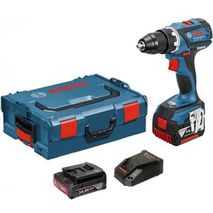 Pora/ruuvinväännin Bosch GSR 14,4 V-EC; 14,4 V; 2x2,0 Ah akku