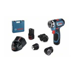 Akkukäyttöinen ruuvinväännin Bosch GSR 12V-15 FC Professional; 12 V; 2x2,0 Ah akku + tarviketta