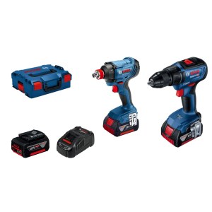 Työkalusarja Bosch 06019G5227 (GDX 180-LI + GSR 18V-50); 18 V; 3x5,0 Ah akku