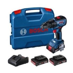 Iskupora / ruuvinväännin Bosch GSR 18V-50; 18 V; 3x2,0 Ah akku