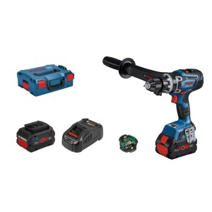 Iskupora / ruuvinväännin Bosch GSB 18V-150 C BITURBO; 18 V; 2x8,0 Ah akku