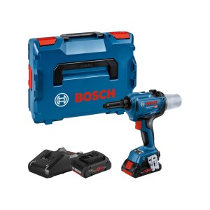 akkukäyttöinen popniittikone Bosch GRG 18V-16 C; 18 V; 2x4,0 Ah akku