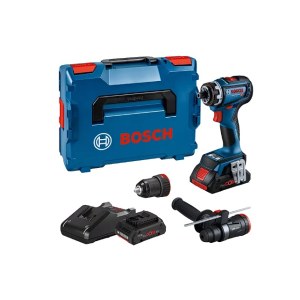 Pora/ruuvinväännin Bosch GSR 18V-90 FC Professional; 18 V; 2x4,0 Ah akku
