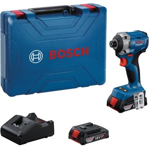 Iskuruuvinväännin Bosch GDR 18V-215 Professional; 18 V; 2x2,0 Ah akku