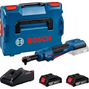 Akkukäyttöinen räikkä Bosch GRC 18V-60 Professional; 18 V; 2x2,0 Ah akku