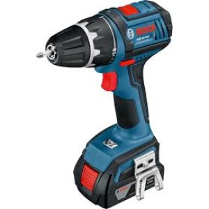 Pora/ruuvinväännin Bosch GSR 18 V-LI; 18 V; 2x4,0 Ah akku