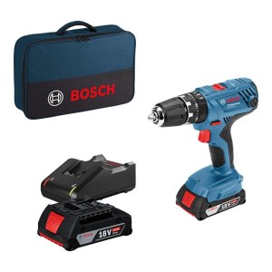 Iskupora / ruuvinväännin Bosch GSB 18V-21; 18 V; 2x2,0 Ah akku