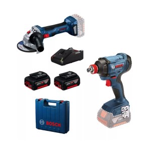 Työkalusarja Bosch 0615990N1U (GDX 180-LI + GWS 180-LI); 18V; 2x4,0 Ah akku