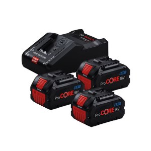 Tarvikesarja Bosch 0615A5004Y; 18 V 3x8,0 Ah akku