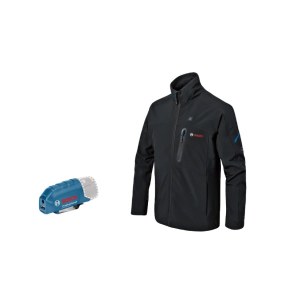 Lämpötakki Bosch GHJ 12; 3XL; 18 V + usb adapteri GAA 12V-21 (ilman akkua ja laturia)