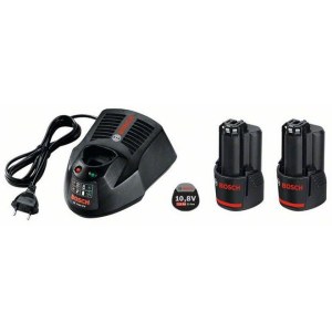 Akku Bosch GBA 12 V; 2,5 Ah; 2 kpl.+ Laturi AL 1130 CV