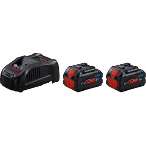 Tarvikesarja Bosch GBA ProCORE; 18 V; 2x5,5 Ah akku. + laturi GAL 1880CV