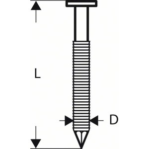 Lankanaulat Bosch SN21RK 60RG; 2,8x60; 21°; 4000  kpl.