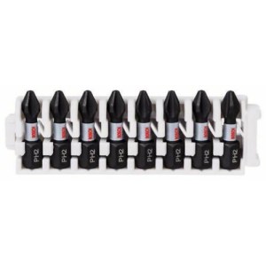 Ruuvauskärkisarja Bosch Impact Control PH2/L25; 8 kpl.