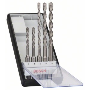 Betoniporanteräsarja Bosch SDS-Plus-7; 5-10 mm; SDS-plus; 5 kpl.