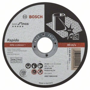 Hiova katkaisulaikka Bosch A60 W BF 41; 125x1 mm