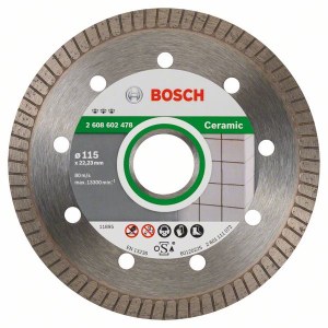 Timanttikatkaisulaikka Bosch BEST FOR CERAMIC EXTRACLEAN TURBO; 115 mm