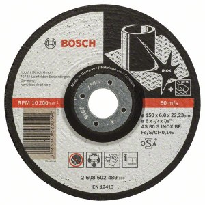 Hiomalaikka Bosch AS 30 S INOX BF; 150x6 mm