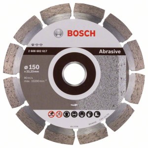 Timanttikatkaisulaikka Bosch PROFESSIONAL FOR ABRASIVE; 150 mm