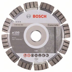 Timanttikatkaisulaikka Bosch BEST FOR CONCRETE; 150 mm; 22,23 mm