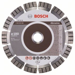 Timanttikatkaisulaikka Bosch BEST FOR ABRASIVE; 180 mm